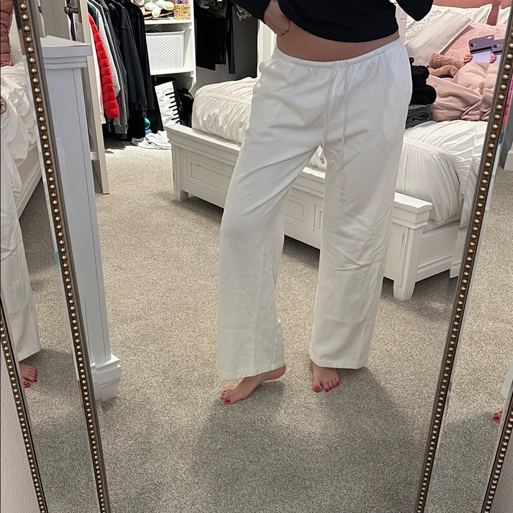 Brandy Melville White Lounge Pants
